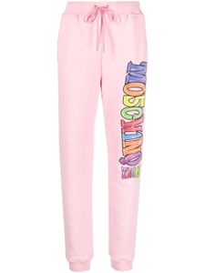 MOSCHINO JEANS pantalon de jogging en coton à logo imprimé - Rose