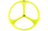 Teny Rim Tri Spoke Fixed Gear Achterwiel - Neon Geel