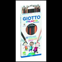 Giotto Giotto Stilnovo - Hangable Box With 12 Skin Tones Colouring Pencils (Pefc) - thumbnail
