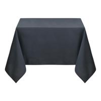 Stof Textiles Tafelkleed - 180 x 180 cm - antraciet - Eettafel tafellakens - polyester