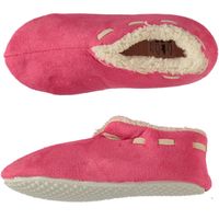 Spaanse pantoffels/sloffen roze voor meisjes/kinderen 35-36  - - thumbnail