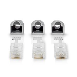 Nedis RJ45-Connector | Male | Solid UTP CAT6 | 10 Stuks | 1 stuks - CCBW89355GY - CCBW89355GY