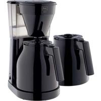 MELITTA Easy Therm II - Koffiefilters 1L - 1050 W + 2eme versuse - Noir