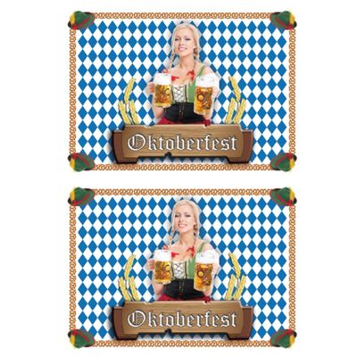 Papieren placemats Oktoberfest 40x stuks