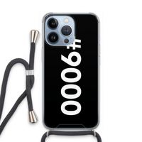 #9000: iPhone 13 Pro Transparant Hoesje met koord