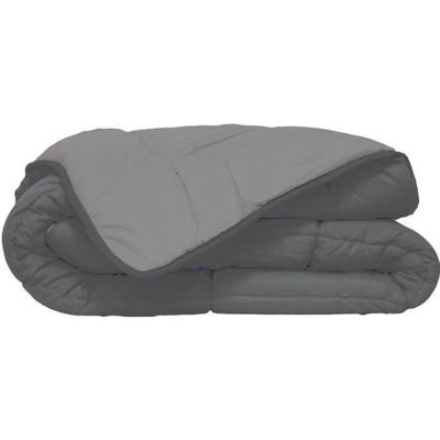 Quilt Microfiber 400g / m² CALGARY Staal en zilver 240x260cm