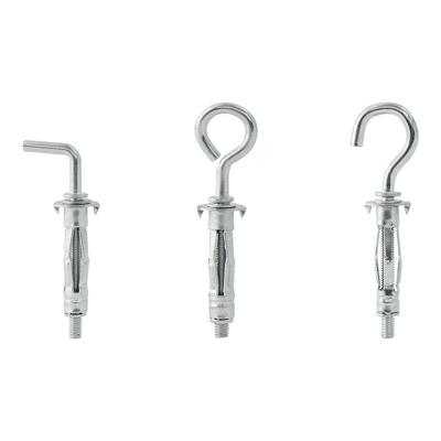 Set van haken, oogbouten en hangers Rapid Ø 8 x 32 mm Metaal Uitbreiding 12 Stuks