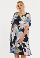 Yoek Jurk swing PASTEL | Zwart | Maat 46/48