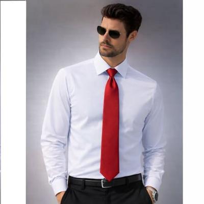 Val d' Aosta-wit semi-spread overhemd | Italiaanse elegantie