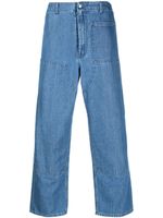 MM6 Maison Margiela pantalon à coupe droite - Bleu MM6 Maison Margiela pantalon à coupe droite - Bleu