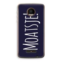 Moatsje!: Motorola Moto Z Force Transparant Hoesje - thumbnail