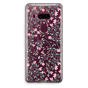 Sierlijke bloemen: HTC U12+ Transparant Hoesje