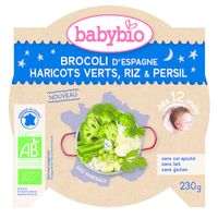 Babybio Mon petit plat broccoli princessenbonen rijst bio (230 gr)