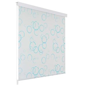 VidaXL Rolgordijn voor douche 160x240 cm bubbel