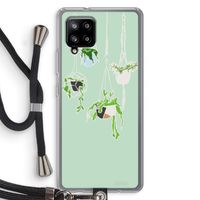 Hang In There: Samsung Galaxy A42 5G Transparant Hoesje met koord
