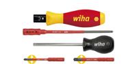 Wiha Momentschroevendraaierset TorqueVario®-S electric | 0,8-5,0 Nm | PlusMin/Pozidriv | 5-delig | variabel instelbare momentbegrenzing - 38074 -