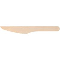 Conpax mes Pure, uit hout, 16,5 cm, pak van 250 stuks