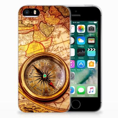 Apple iPhone SE | 5S | Silliconen Back Cover | Kompas