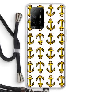 Musketon Anchor: Oppo A94 5G Transparant Hoesje met koord