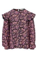 LOOXS Little Meisjes blouse print - Herfst bloemen - thumbnail