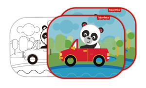 Fisher-Price Auto Zonnescherm Panda