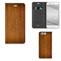 Huawei P10 Plus Book | Wallet Case | Donker Hout