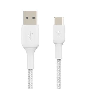 Belkin BOOSTCHARGE gevlochten USB-C naar USB-A-kabel kabel 1 meter