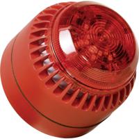 ComPro Combi-signaalgever ROLP Solista Beacon Rood Continugeluid 12 V/DC, 24 V/DC - thumbnail