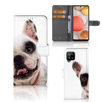 Samsung Galaxy A42 5G | Telefoonhoesje | Met pasjeshouder | Franse Bulldog