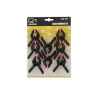 8x Hobby lijmklemmen/veerklemmen 5 cm