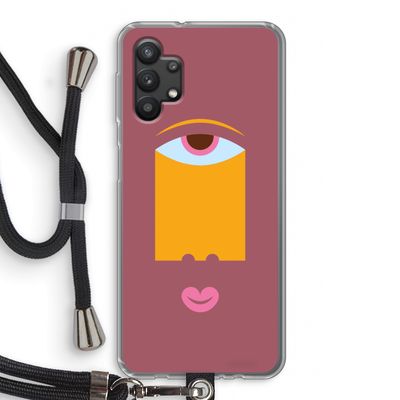 Mono V: Samsung Galaxy A32 5G Transparant Hoesje met koord