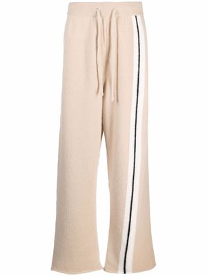 Palm Angels pantalon de jogging à bande contrastante - Tons neutres