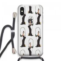 Pop Some Kim: iPhone XS Max Transparant Hoesje met koord