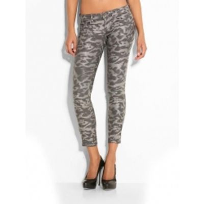 996 JEGGING SEASONAL Animal - Guess - Broeken - Grijs