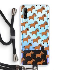 Pony: Huawei P Smart Pro Transparant Hoesje met koord