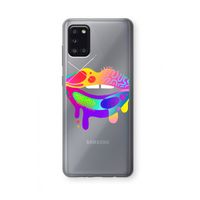 Lip Palette: Samsung Galaxy A31 Transparant Hoesje
