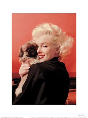 Kunstdruk Marilyn Monroe Love 60x80cm