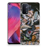 OPPO A93 5G | Siliconen hoesje | met foto Badges
