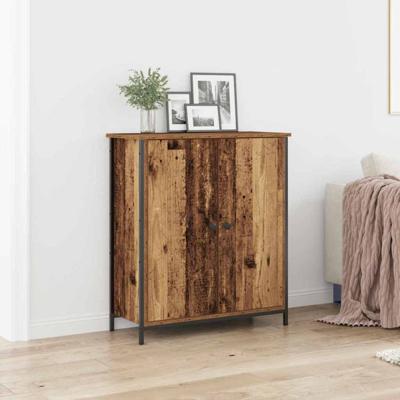 Dressoir Oud hout 70 x 30 x 80 cm Bewerkt hout