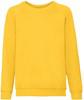 Fruit Of The Loom F304NK Kids´ Classic Raglan Sweat - Sunflower - 152