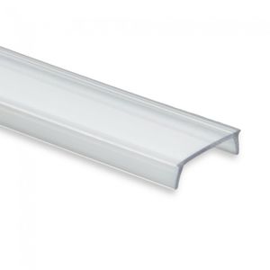 Afdekking C2 helder 200cm voor profiel PL1-PL2-PL3-PL7-PL8 prijs per meter