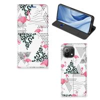 Xiaomi 11 Lite NE 5G | Mi 11 Lite | Hoesje maken | Flamingo Triangle Xiaomi 11 Lite NE 5G | Mi 11 Lite | Hoesje maken | Flamingo Triangle