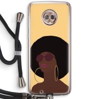 Golden hour: Motorola Moto G6 Transparant Hoesje met koord