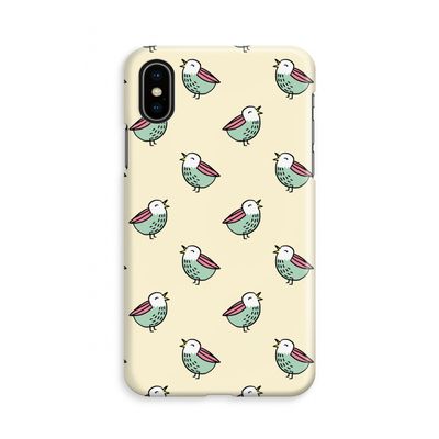 Vogeltjes: iPhone Xs Volledig Geprint Hoesje