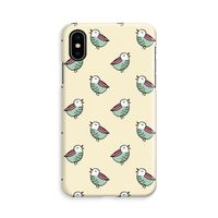 Vogeltjes: iPhone Xs Volledig Geprint Hoesje