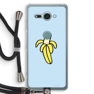 Banana: Sony Xperia XZ2 Compact Transparant Hoesje met koord
