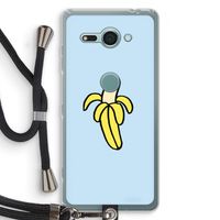 Banana: Sony Xperia XZ2 Compact Transparant Hoesje met koord