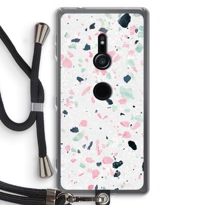 Terrazzo N°3: Sony Xperia XZ2 Transparant Hoesje met koord