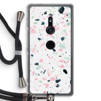 Terrazzo N°3: Sony Xperia XZ2 Transparant Hoesje met koord
