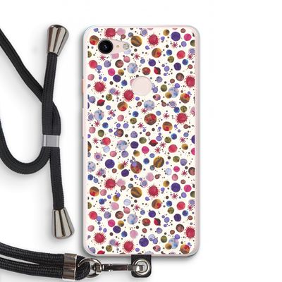 Planets Space: Pixel 3 XL Transparant Hoesje met koord